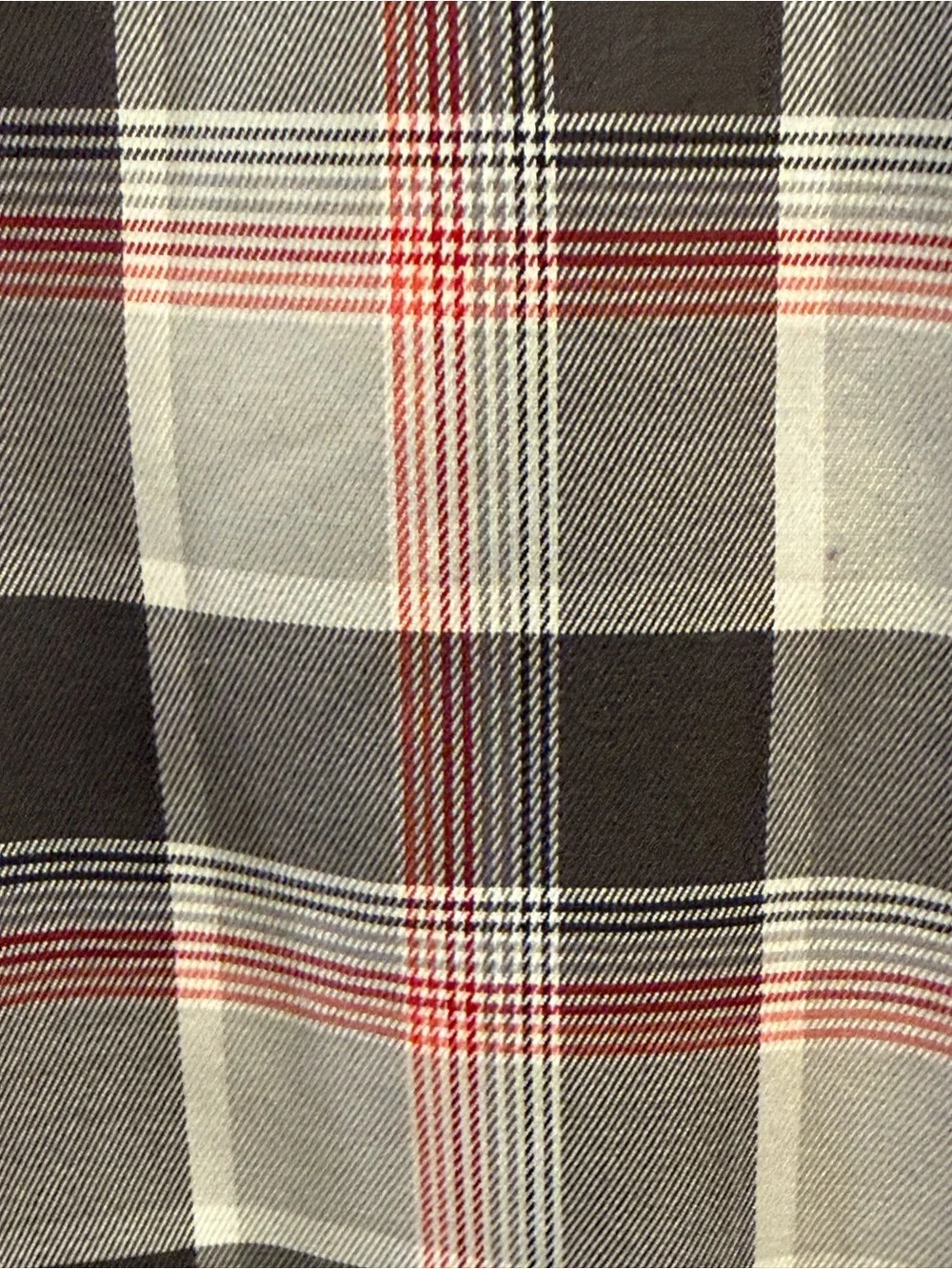 Banana Republic Men’s XL Slim Fit Black Red White Plaid Shirt